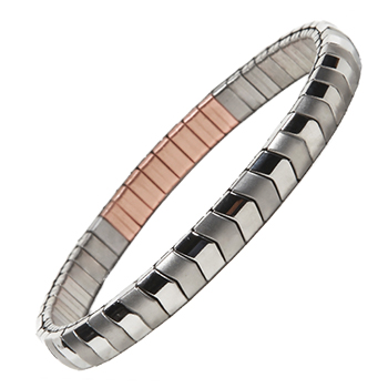 Power Flex 7 - Flexi Stainless Steel Copper Magnetic Bracelet